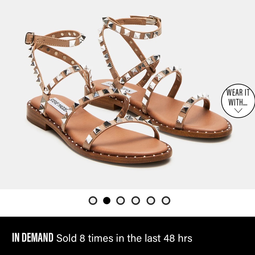 Steve Madden Transport Studded Strappy Sandal